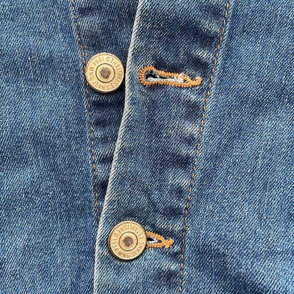 Mango denim buttoned skirt - Picture 4 of 9